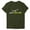 Olive Green, variant on WREESH Women's Summer Crew Neck T-Shirt Fashion Print Short Sleeve Out Blouse Olive Green