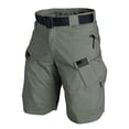 thumbnail image 2 of Domuza Cargo SweatShorts for Men Summer Hiking Fishing Outdoor Pants Patriotic Printed Shorts with Multi Pockets Green 2XL, 2 of 3