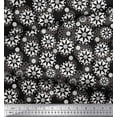 thumbnail image 2 of Soimoi Tissu en Poly Georgette Imprimé Floral Mandala 1 Yard 52 Pouces de Large, 2 of 3