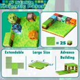 thumbnail image 3 of Bloques de construcción magnéticos ToyUnited 200 unidades con 6 placas base para niños de 3 años o más, 3 of 7