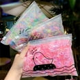 thumbnail image 3 of Hair Elastic Ties - Style 9 - 10 / Pack Girl Colorful Fashion Disposable Rubber Band Elastic Hair Band, 1 Bag of Elastic Hair Ties (1000 Pieces), Easter, Wedding Makeup Organizers, 3 of 9