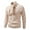 Pink, variant on Chiccall Mens Ribbed Knit Sweaters with Detachable Scarf V Neck Long Sleeve Casual Business Pullover Sweater