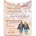 thumbnail image 1 of LHSHID Custom Blanket to my bestie Thank You for such an inspiration Cherry blossoms Throws Blanket Gift for best Friend Siter, 1 of 4