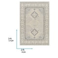 thumbnail image 5 of Livabliss Wool Rugs for Living Room, 2x3 Addyson Traditional Light Gray Area Rug, Bedroom Dining Room Home Decor Handmade Carpet (2' x 3'), 5 of 6
