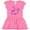 Raspberry with Polka Dots, variant on Inktastic Breast Cancer Awareness- Pink Ribbon Around Heart Girls Toddler Dress