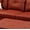 Red, variant on Raphael Faux Leather Left Facing Sectional Sofa With Ottoman, Multiple Colors