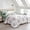 Botanical 02-King-7pieces, variant on King-7pieces Botanical 02 Microfiber Bed-in-a-Bag All Season Bedding Set