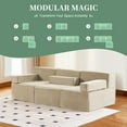 thumbnail image 3 of Modular Sectional Sofa U L Shaped, No Assembly Cloud Couch Plush Deep Seat, Living Room Furniture Boneless, 3 of 6