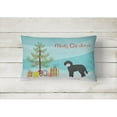 thumbnail image 2 of Carolines Treasures CK3881PW1216 Whoodle 2 Christmas Tree Canvas Fabric Decorative Pillow, 12H x16W, multicolor, 2 of 4