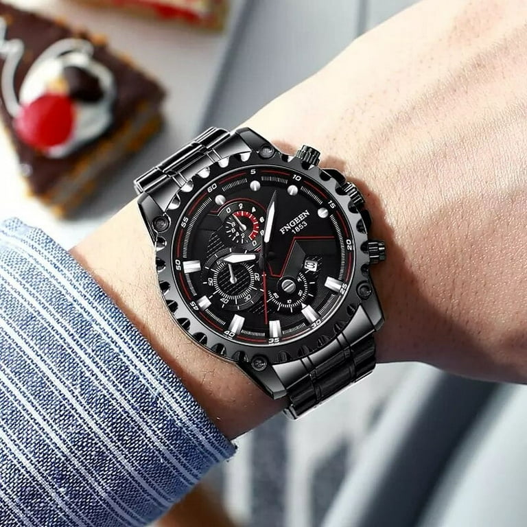 Army military sport date analog quartz wrist watch fashion stainless steel men relogio masculino casual male clock wristwatch deals