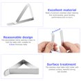 thumbnail image 2 of LABRIMP 10Pcs Tablecloth Holders Clips Stainless Steel Triangle for Table Cover Hold Down in Home and Events, 2 of 8