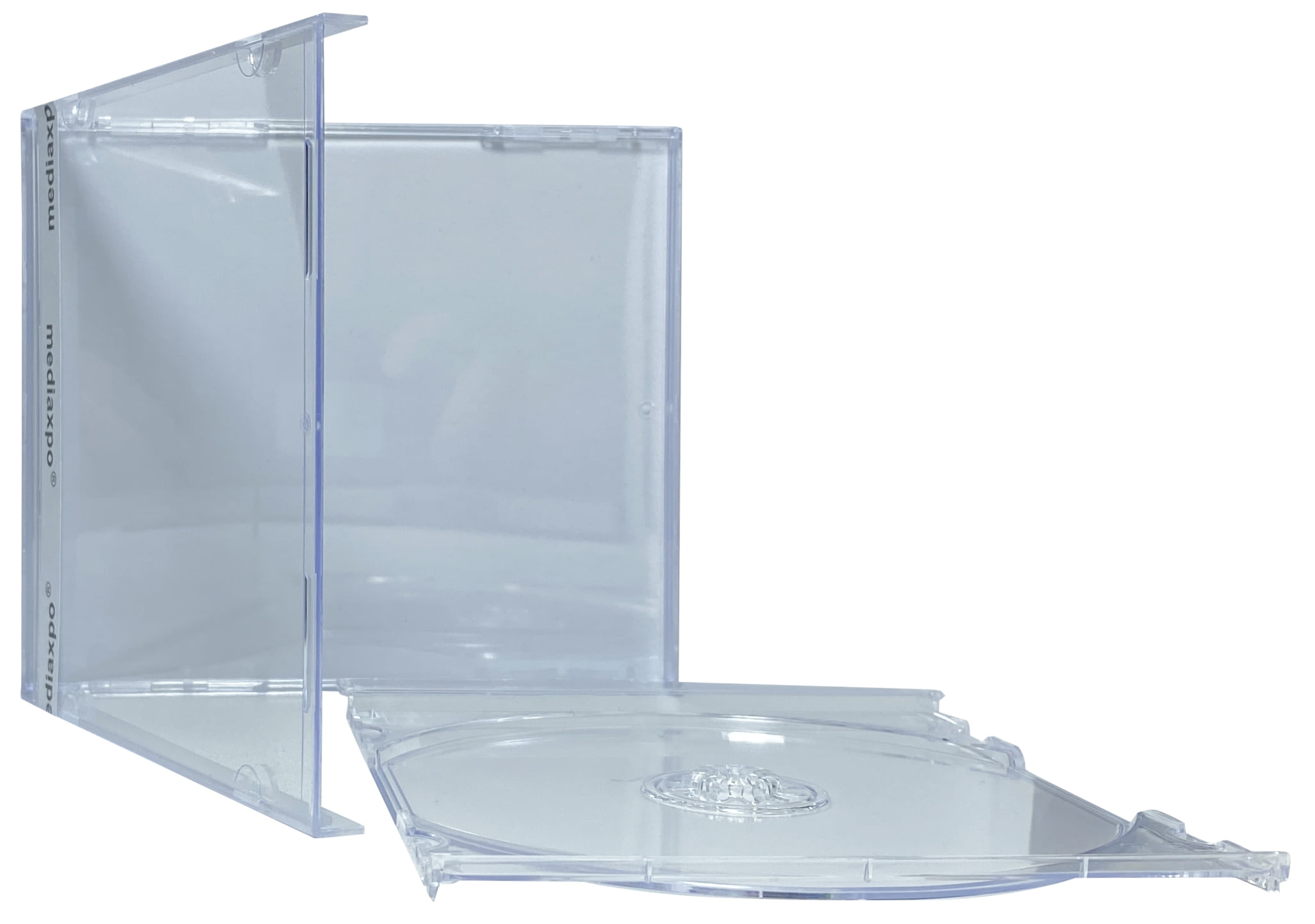 CheckOutStore 10 Standard Clear CD Jewel Case (Unassembled)