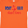 thumbnail image 4 of Inktastic Boat Hair Don't Care, Anchor, Sailing - Red Blue Boys or Girls Toddler T-Shirt, 4 of 5