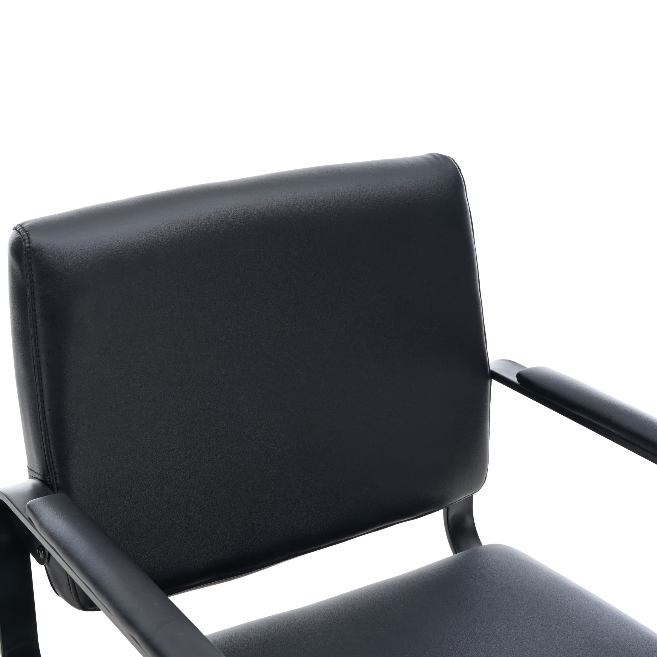 Noble House 360° Swivel Salon Styling Chair with Footrest, Adjustable Height, Black