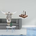 Aymzbd Skull Wall Sculpture Resin Cow Head Wall Decor Home Decor Statue ...