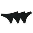 thumbnail image 1 of B91xZ Culottes Hipster en Coton Extensible pour Femmes, Noir m, 1 of 3