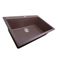 thumbnail image 3 of Nantucket Sinks PR3322-DM-BR Dual-mount Granite Composite Sink in Brown, 3 of 7