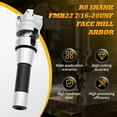 thumbnail image 4 of Aniceparthy R8 FMB22 7/16-20UNF Shank Face End Mill Arbor and 400R 50MM CNC End Milling Shell Cutter with 10Pcs APMT1604, 4 of 7