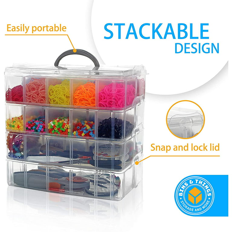 JTJ Sourcing Bins & Things Stackable Storage Container - Clear