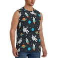 thumbnail image 2 of Balery Space Men's Sleeveless Muscle Shirts Workout Tank Top, Moisture Wicking, Odor Protection-Medium, 2 of 8