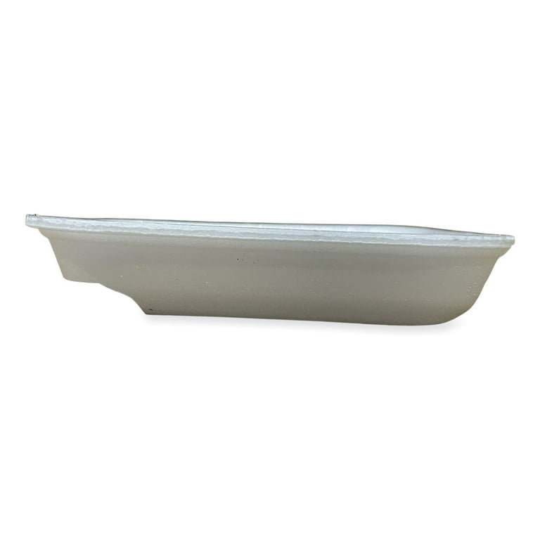 Meat Trays, #1, 5.38 x 5.38 x 1.07, White, 500/Carton Meat Trays, #1, 5.38 x 5.38 x 1.07, White, 500/Carton