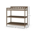 thumbnail image 7 of Child Craft Flat Top Changing Table with Pad & Strap, 2 Storage Shelves, Anti-Tip Kit, Dusty Heather, 7 of 7