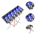 thumbnail image 6 of Ysyqkn Toggle Switch Panel 6 Gang Easy to Use Car Professional Vehicles Truck Marine 12, 6 of 9