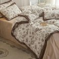 thumbnail image 1 of Sanrio Cartoon Hello Kitty Pure Cotton Four-piece Set Cute Princess Style Bed Sheet Quilt Cover Pillowcase Three-piece Gift Set RJ, 1 of 6