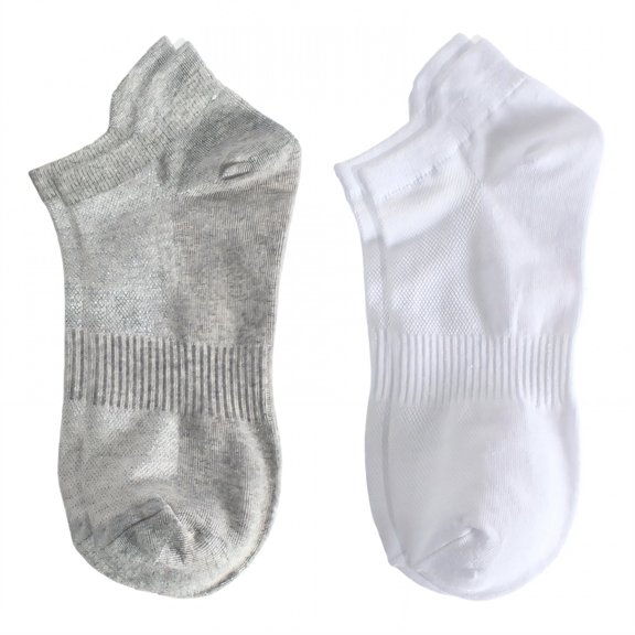 TELOLY 2Pairs No Show Socks Men,Size 35-38 Athletic Socks,Thin Cotton Socks Mens No Show Socks,Combination1