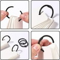 thumbnail image 3 of Mr. Pen Kit 1" Metal Office Book Rings, Black, 40 Count, 3 of 7