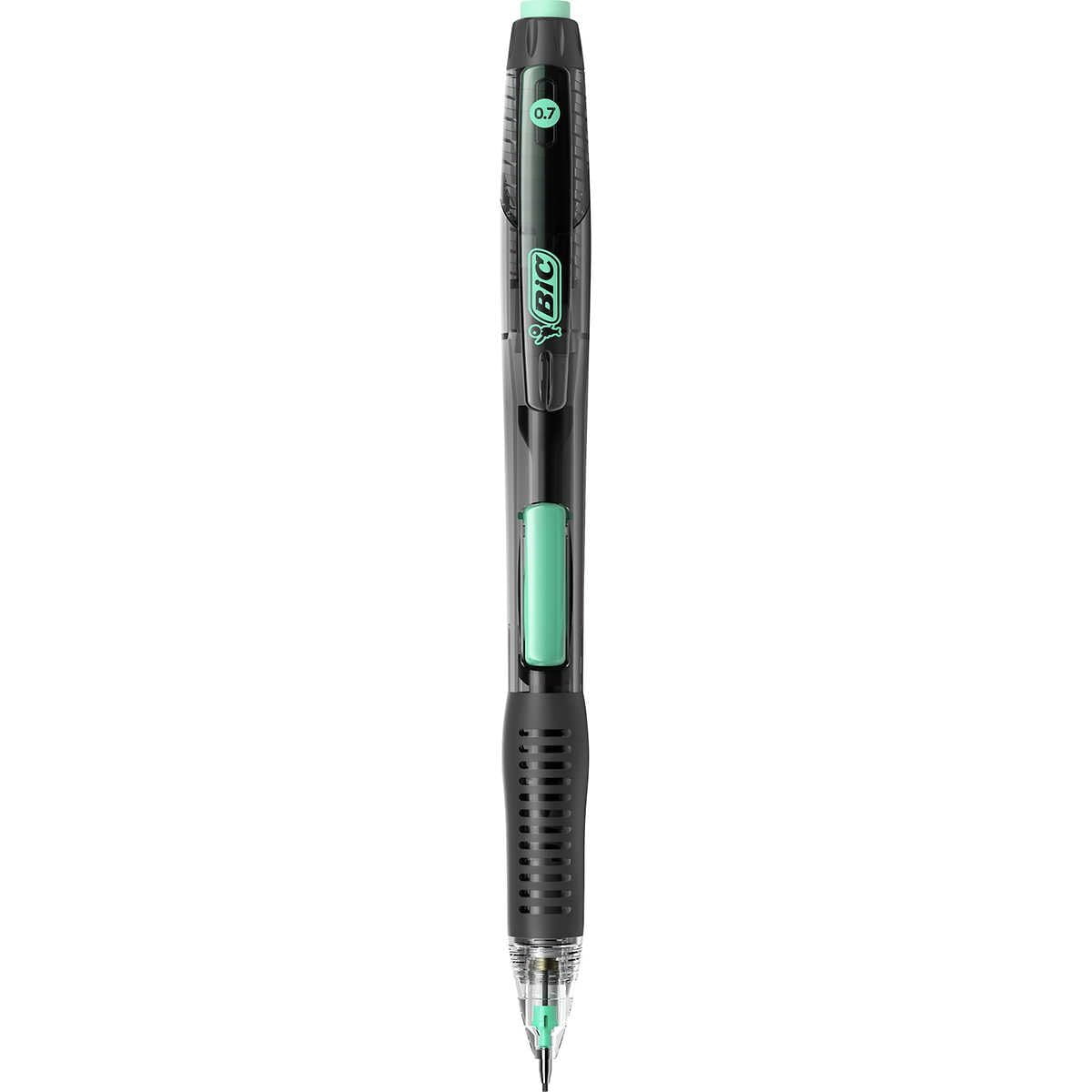BIC Mechanical Pencil Kit 24 Velocity + 1 Break Resistant 0.7mm Lead 25 ct