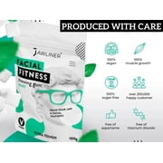 JAWLINER® Fitness Chewing Gum - Mint Sugar Free Gum - Harder than Regular Gum - 2 months pack
