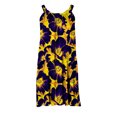 thumbnail image 4 of Vestido de verano para mujer, estampado, sin mangas, con escote redondo, sexy, informal, fluido, para la playa OAVQHLG3B Store  lin121212, 4 of 4