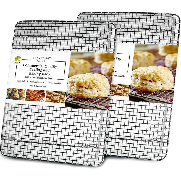OvenSafe 100 Stainless Steel Cooling and Baking Rack Set Wire