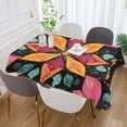 thumbnail image 5 of BZSMCE Square Tablecloth Colorfull Botany Pattern Pattern Tableclothes, 5 of 9