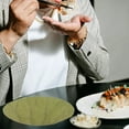 thumbnail image 4 of KAKOWELY 100 hojas de loto secas para platos de sushi, forma redonda, envoltura de alimentos, decoración para fiestas, revestimiento natural para cocinar, material seguro y saludable., 4 of 4