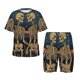 thumbnail image 1 of Fotbe Romantic Skeletons Under Moon Pijama Estampada de 2 Piezas para Niños – Ropa de Dormir de Manga Corta Cómoda para Niños y Niñas, Camiseta y Shorts de Algodón-3X-Large, 1 of 6