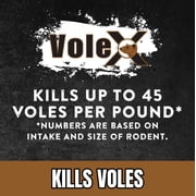 MoleX Mole Killer Bait Pellets for Moles – Poison Free, Pet and Wildlife Safe | Outdoor Use Pellets | 8 oz. Bag - 620204-6D