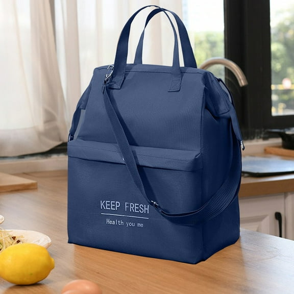 BCZHQQ Insulated Lunch Bag Simple Bento Cooler Bag Lunch Tote Bag for Lunch Box for Women Men Adult Picnic Working Hiking Beach
