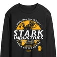 thumbnail image 3 of Marvel Iron Man - Stark Industries - Men's Long Sleeve Graphic T-Shirt, 3 of 5