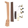 thumbnail image 1 of Ukulele Ukulele Neck Kit Ukulele Neck Rosewood Fingerboard String Knob and Bridge Set for Handcraft, 1 of 7