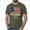 Army Green, variant on 250 Anniversary USA Shirt Mens American Flag T Shirt Crewneck Pullover Short Sleeve Patriotic Tops (S, Black)