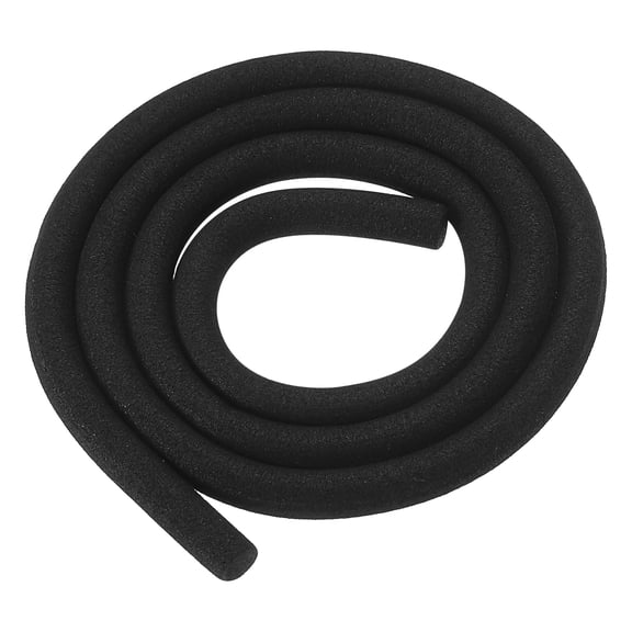 Uxcell EVA Foam Dowels 3/16"x1.6ft High Density EVA Cosplay Foam Black 1 Pcs, Round Soft Lightweight,Craft Stick Tubing,Versatile Cylinder Rods for DIY Modeling Props,Trim Costumes