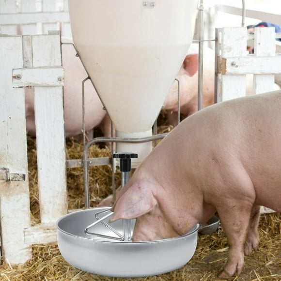 Pig Feed Trough, Pig Feeding Container, with Plastic Groove Rod Farm Feeding Equipment
