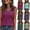 #01 Wine, variant on Women's Summer V Neck Sleeveless Flowy Relaxed Blouses Lightweight Soft Comfy Casual Tank Top Versatile Daily Tops, #01 Light Blue, XXL
