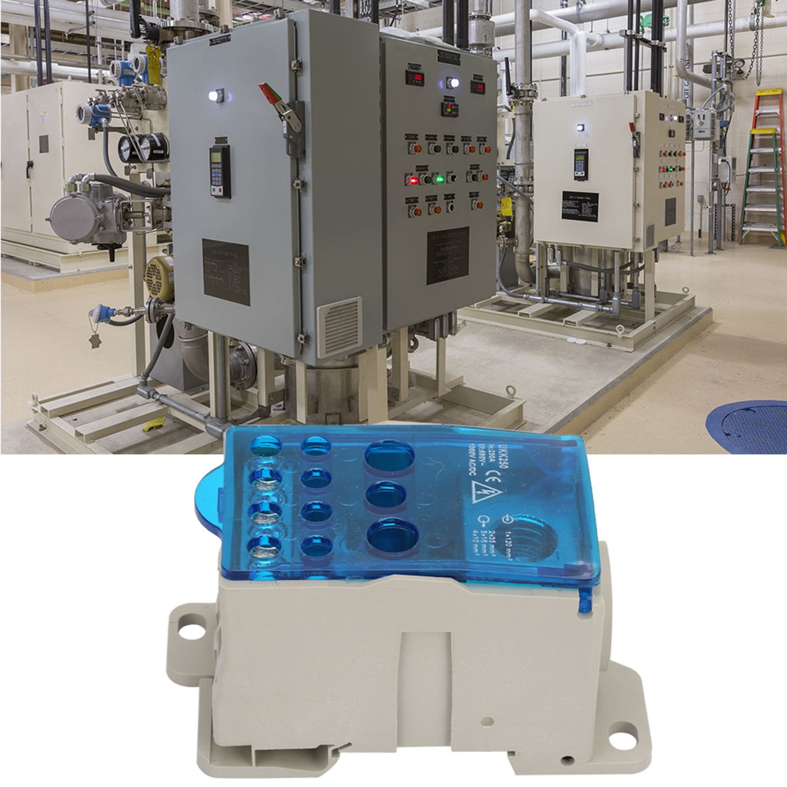 Din Rail Junction Box, Electric Wire Connector Insulation Din Rail Distribution Box