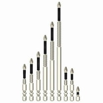 9pcs PH2 -Magnetic Screwdriver Bit Anti-Slip Long Drill Bits 25-150mm for Electric Screwdrivers Hand Drills