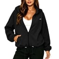 thumbnail image 4 of Lnmiateer Women Lightweight Waterproof Hooded Rain Jacket Zip Up Windbreaker With Pockets Packable Coat For Hiking Travel Outdoor Sports, 4 of 9