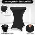 thumbnail image 4 of Mantel FestiCorp Spandex Black Cocktail 30-32 x 40-43 cm, 4 of 8