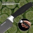 thumbnail image 2 of Black-7 Piece Kitchen Knife Set, Rust-Proof Sharp And Practical Knife Set, Anti-Slip Ergonomic Handle, Built-In Scissors In The Set, A Gift Box Set Of Seven Pieces, 2 of 10